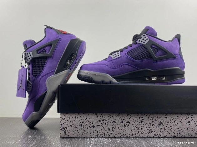 Kicktheory Scott Purple Jordan Suede 4 Travis x Air 0714